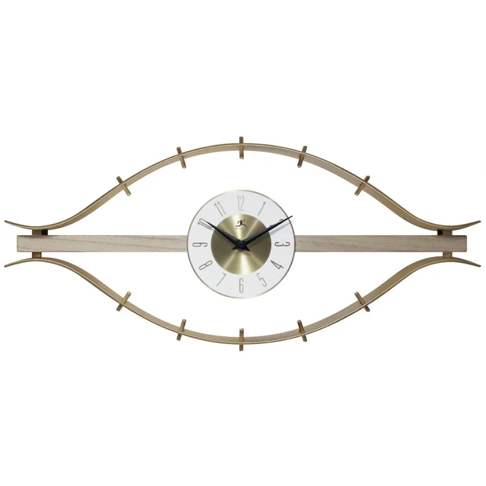 

Digital Wall Clock Free Shipping The Horus Gold Modern Analog Display 10-inch Wall Clock Clocks Decor Decororation Home Garden