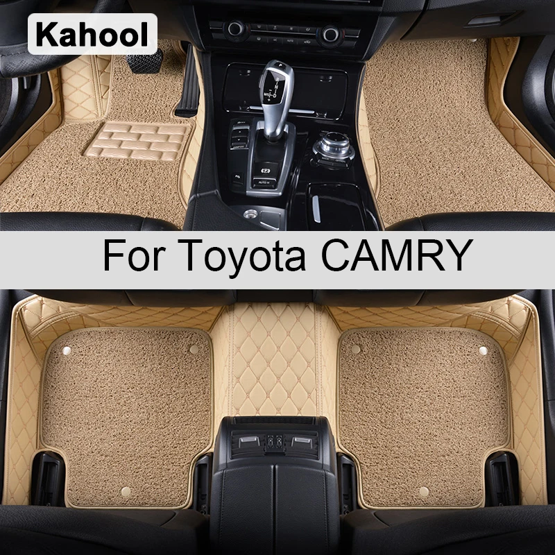 

Kahool Car Floor Mats For Toyota Camry 2000-2022Years Foot Coche Accessories Auto Carpets