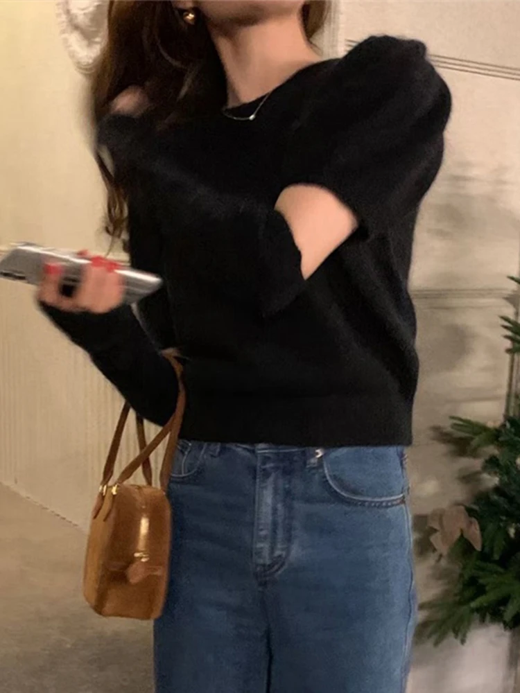 Новогодний красный свитер с нарукавниками для женщин 2024 новинка осени и зимы