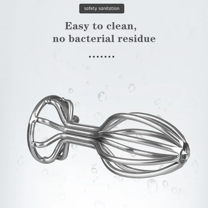 Анальная пробка новый стиль металлическая нержавеющая ажурная для пар Женские