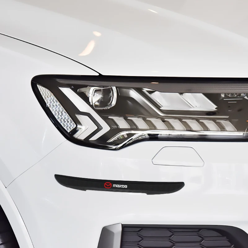 4 шт. автомобильные резиновые наклейки на бампер боковые края двери защитные для