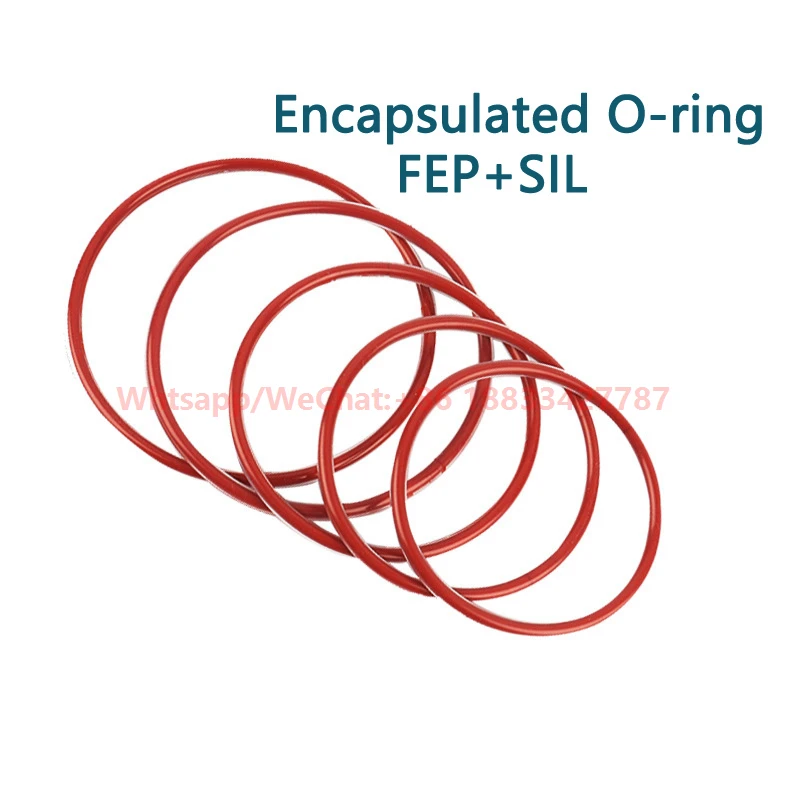 Инкапсулированное уплотнительное кольцо FEP/Silicone/FPM
