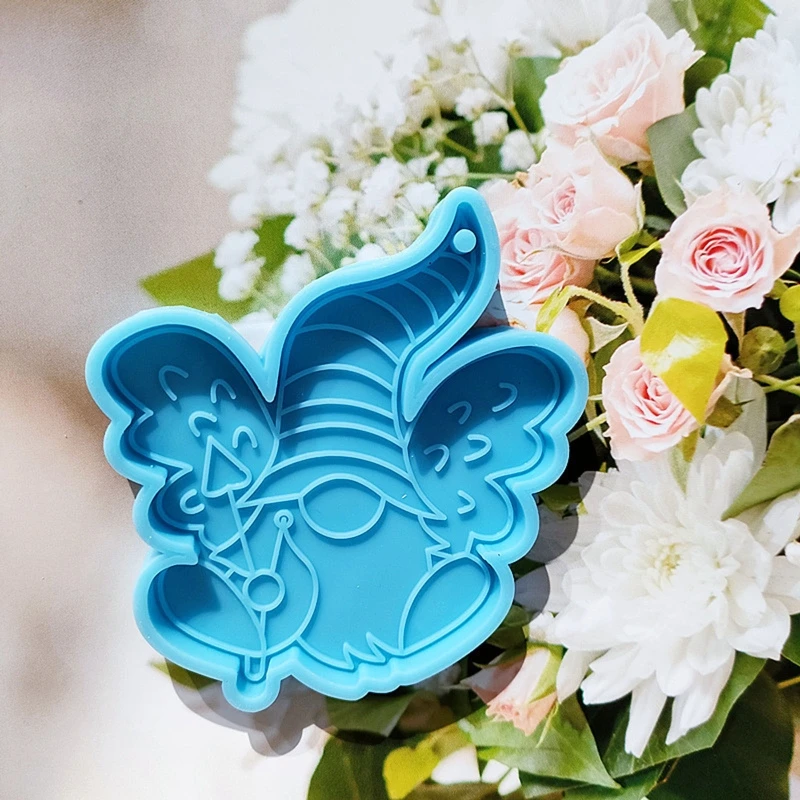 2 шт. карликовые подвески кристальная эпоксидная форма брелок ручной работы из