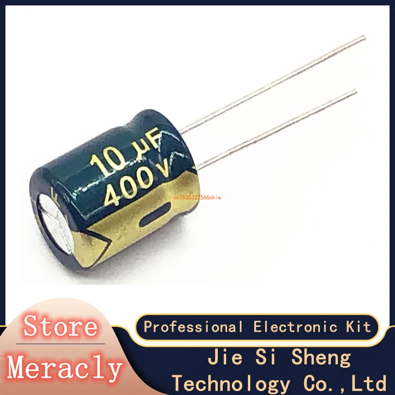 

5pcs/lot 10UF400v high frequency low impedance 400V 10UF aluminum electrolytic capacitor S103 20%