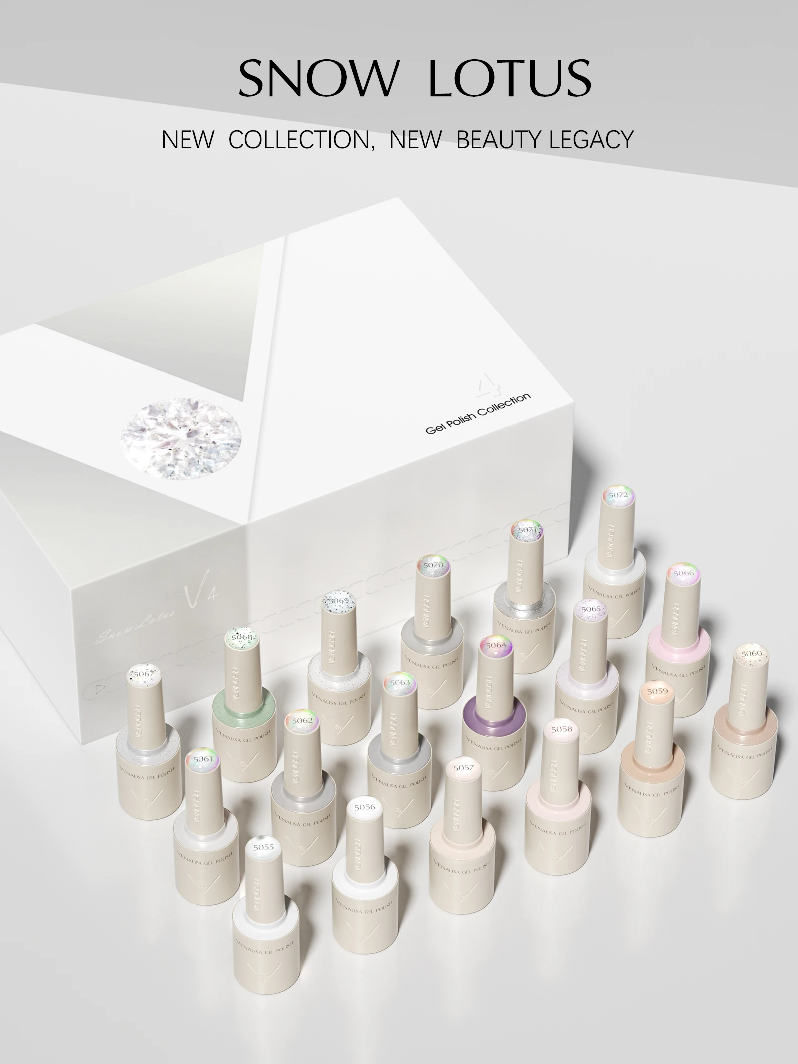10 мл Гель-лак для ногтей VENALISA VIP-комплект Hema TPO Free Vegan Gorgeous Color Nail Manicure Soak off UV LED Набор гель-лаков для ногтей (art.: 3920cda860bea) - 3920cda860bea