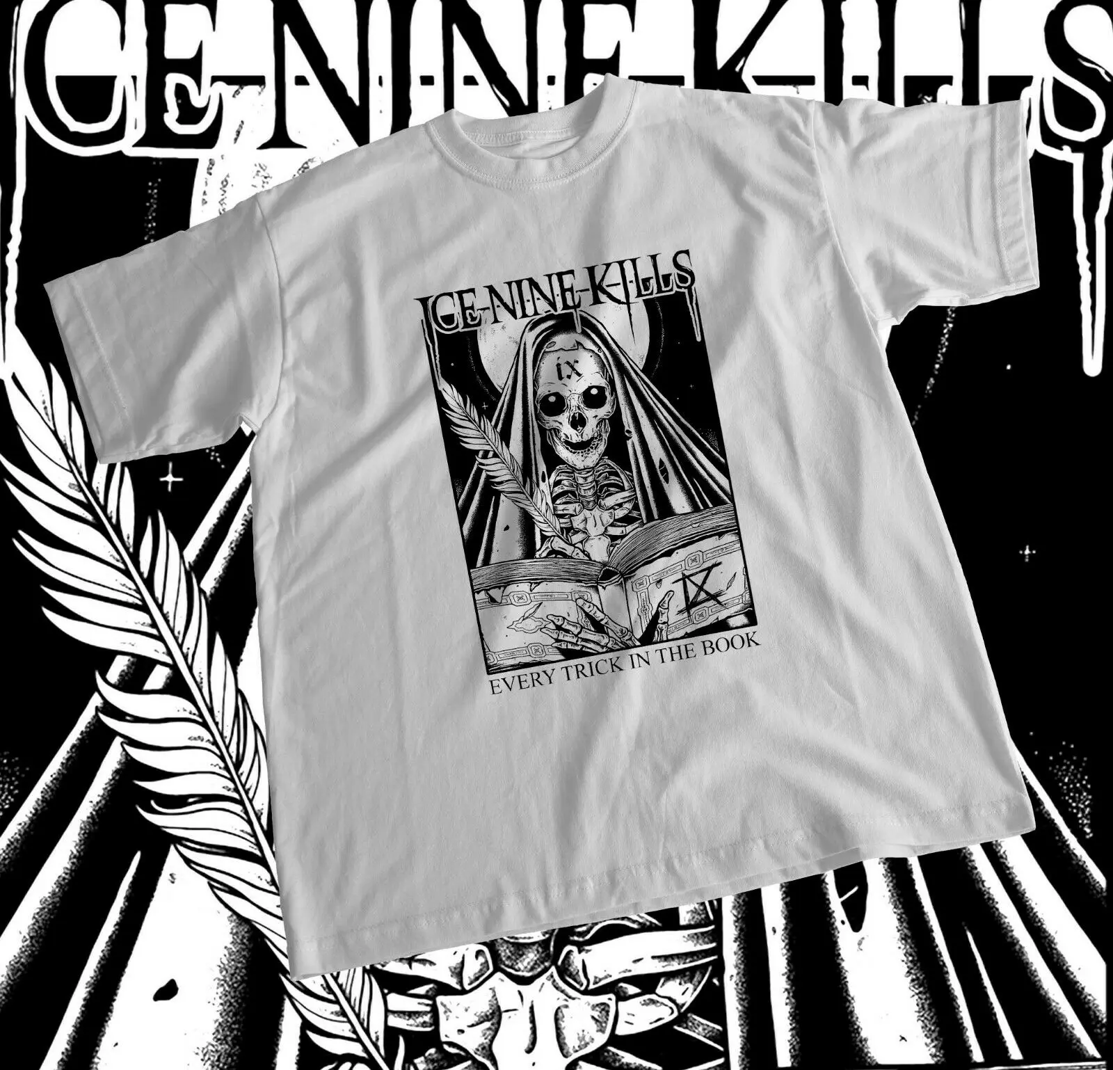 

Tshirt Casual Man Adult Shirt Every Trick in the Book American metalcore