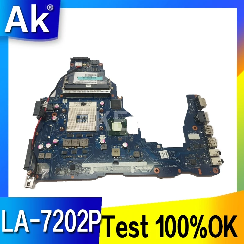 

Akemy For Toshiba Satellite C660 Laptop Motherboard K000124370 PWWHA LA-7202P MAIN BOARD HM65 UMA DDR3