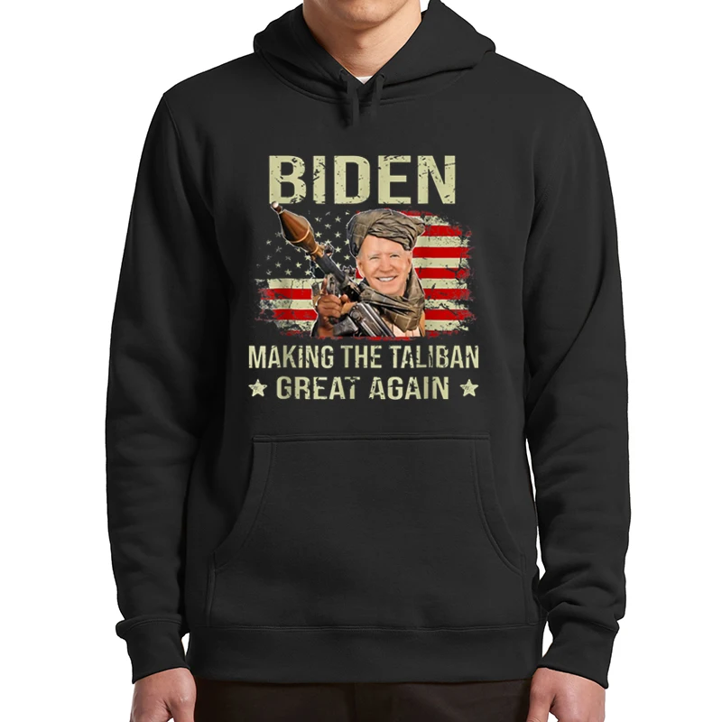 

Joe Biden Making The Tali-ben's Great Again Hoodies Retro Creative Vintage Oversized Hoodie Soft Casual Basic Hooded Sweatshirt
