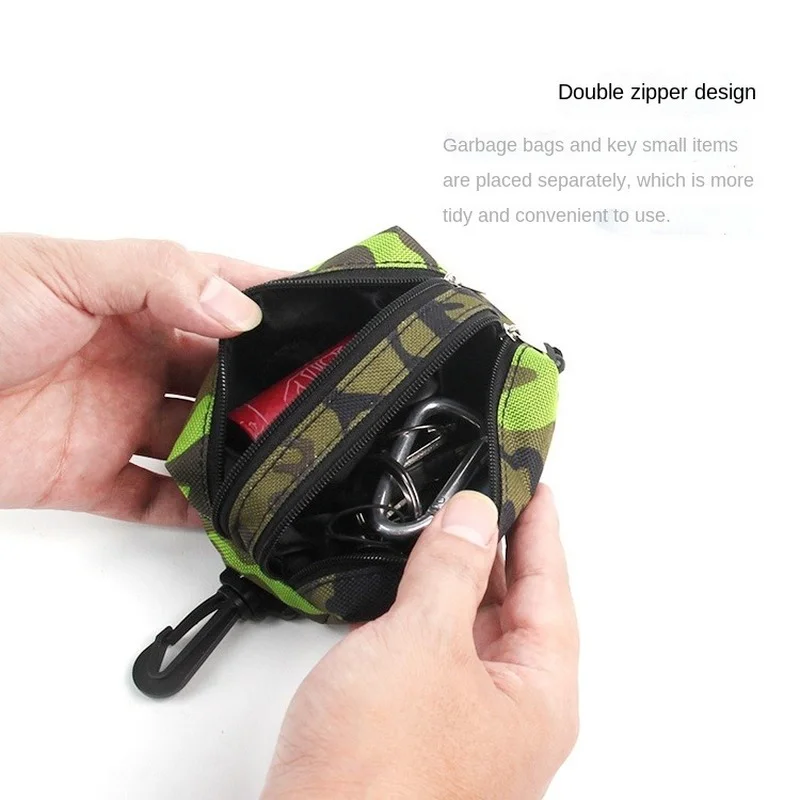 Женская камуфляжная сумка для сбора уборки хранения собак Портативная ключей
