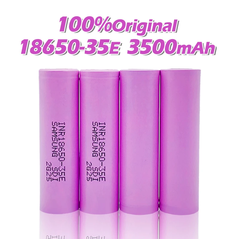 

18650 3500mAh 20A Discharged INR18650 35E 3.7v 18650 Rechargeable Battery