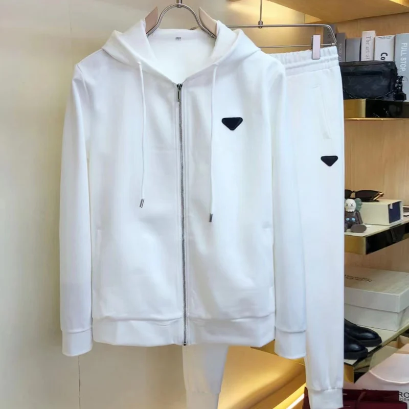 

Мужские костюмы в европейском и американском стиле, модная одежда для отдыха и спорта на осень и зиму, мужская одежда из двух частей, дополни...