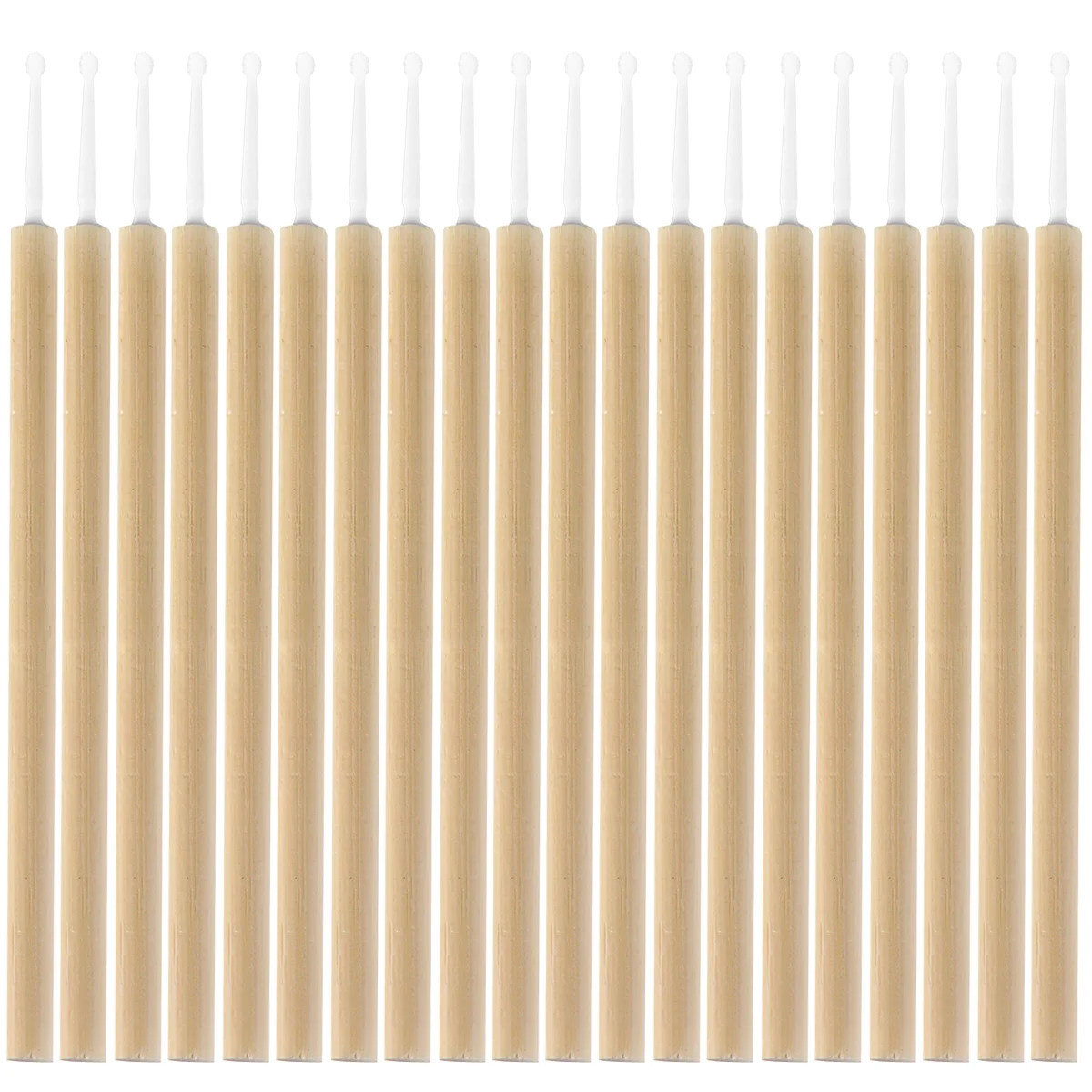 

20pcs Cotton Swab Nice Chic Safe Versatile Eyelash Brush Makeup Tool Eyelash Applicator