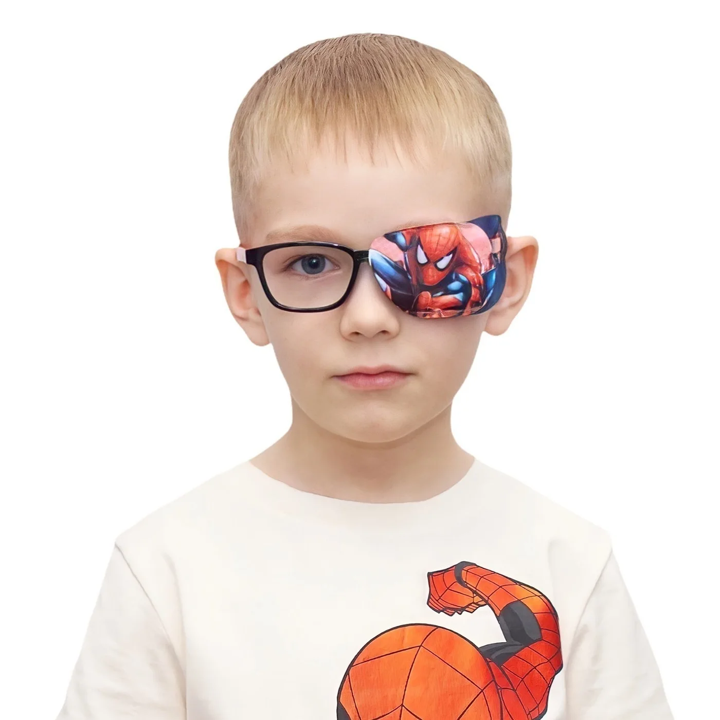 Окклюдер на очки &quotЧеловек-Паук&quot левый глаз (L) |