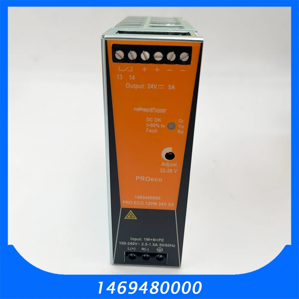 Для Weidmuller Rail Power Supply 1469480000 PRO ECO 120W 24V 5A Для Weidmuller Rail Power Supply 1469480000 PRO ECO 120W 24V 5A