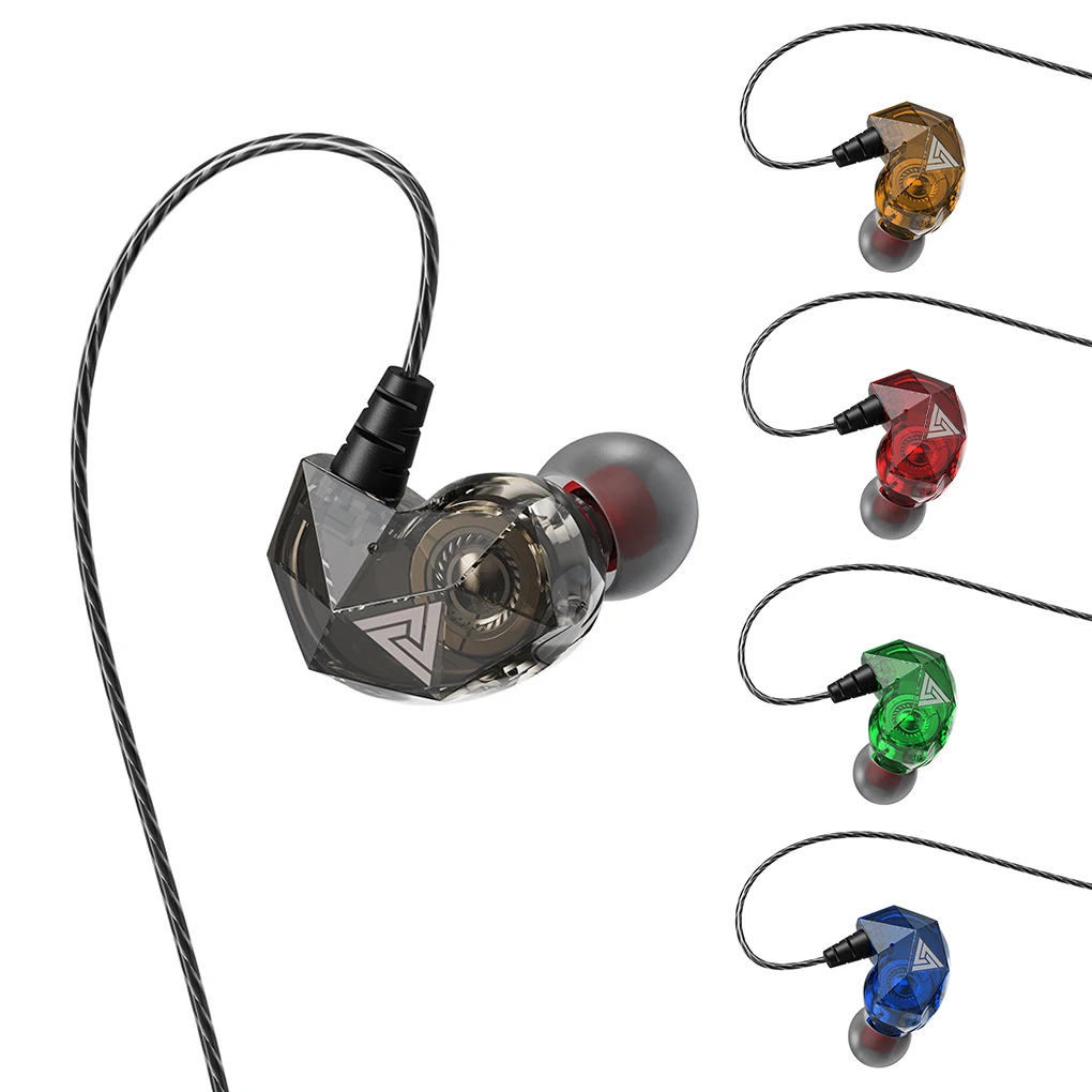 

QKZ Wired Earphone HiFi Sound Headphone 3.5mm Sports In-ear Headphone Phone Headset for MP3 MP4 Tablet