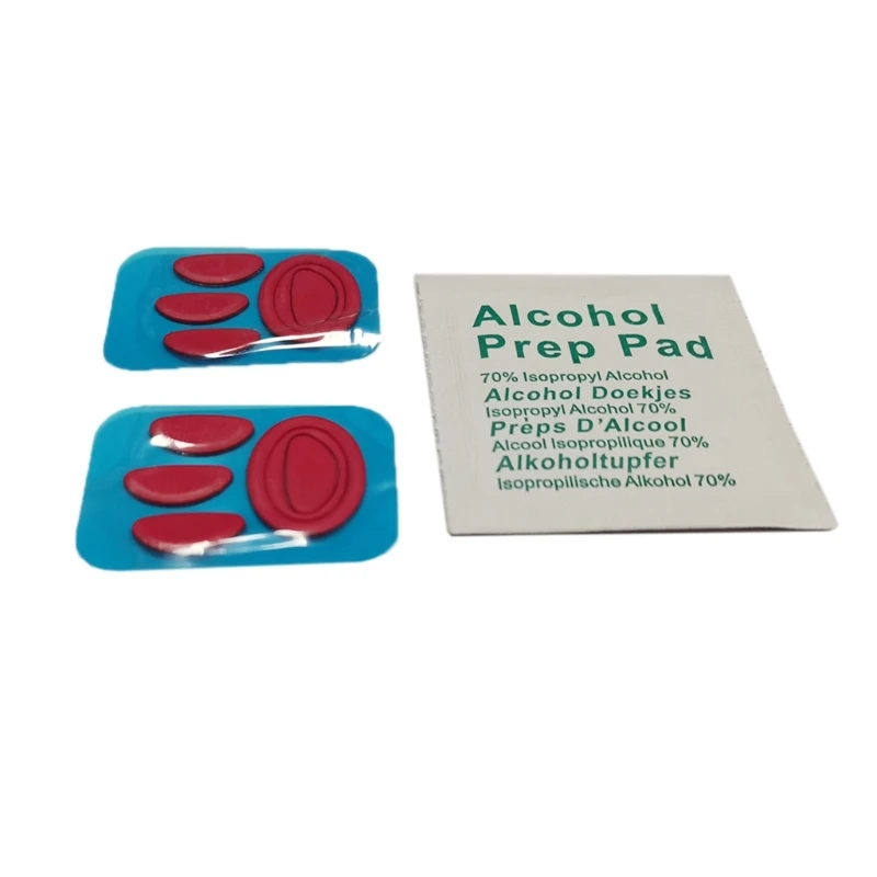 2 компл.. Ножки для мыши наклейки коньков коврик с закругленными направляющими