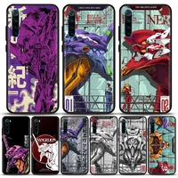 neon genesis eva anime phone case for redmi note 7 8 8t 9 9s 9t 10 11 11s 11e pro plus 4g 5g silicone case cover bandai