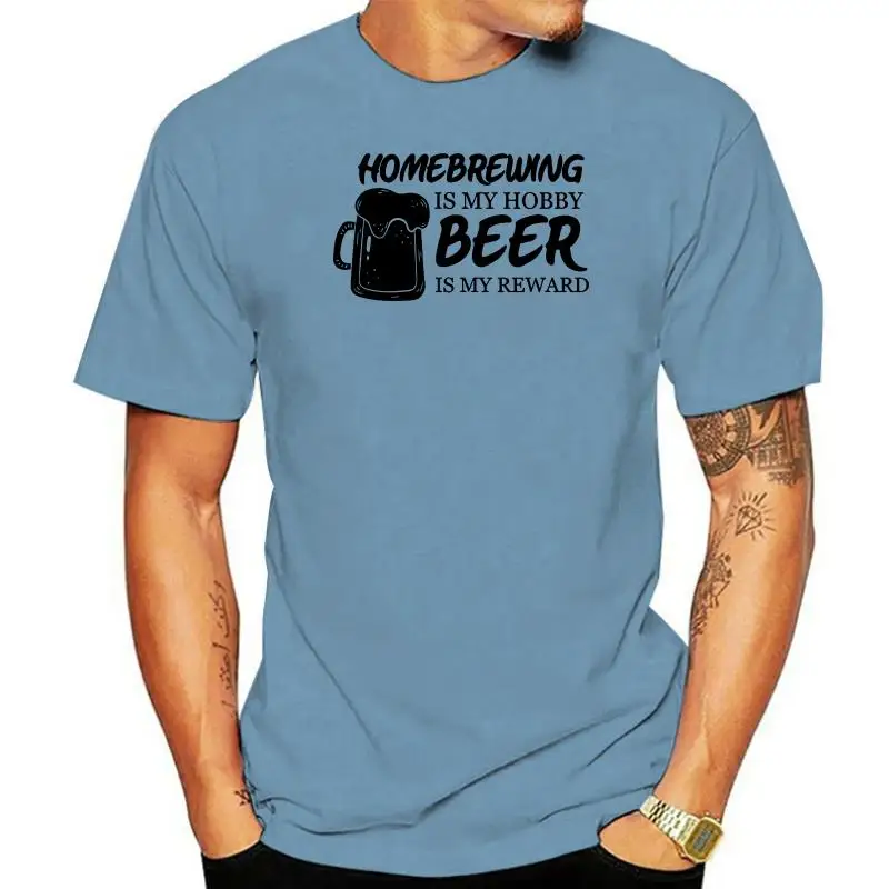 

Мужская футболка пиво ПИВОВАРЕНИЕ это мое хобби футболки для женщин и мужчин-футболка