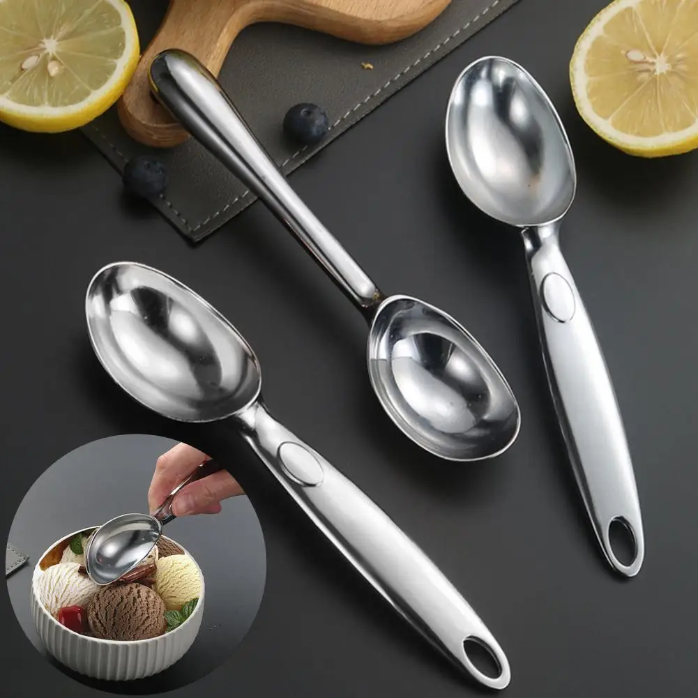 

Innovative Fruit Spoon Lightweight Ice Cream Digger Pineapple Watermelon Scoop Comfortable Grip Ice Cream Scoop Daily Use