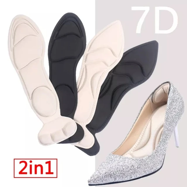 7 In 1 Memory Foam Insoles Women High-heel Shoes Insoles Anti-slip Cutable Insole Comfort Breathable Foot Care Massage Shoe Pads 2