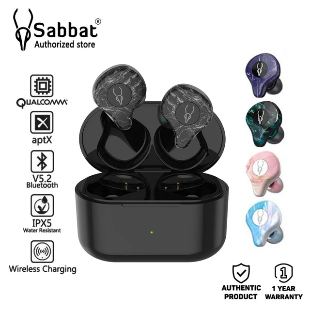 Sabbat E12 ultra TWS wireless Bluetooth in ear sports Bluetooth headset 5.2 auto pairing support aptx hifi headset wireless 1