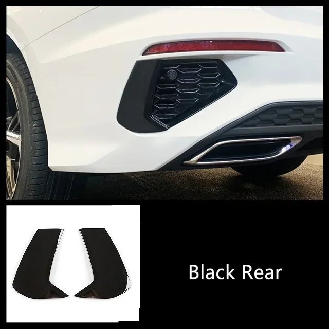 Для Audi A3 8Y 2021-2022 автомобильный шрифт задняя противотуманная фара рамка декоративная наклейка авто кузов противотуманная фара крышка отделка внешние аксессуары