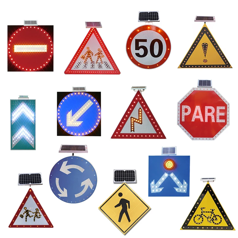 

Manufacturer Led Stop Road Safety Signal Variable Led Road Sign Display