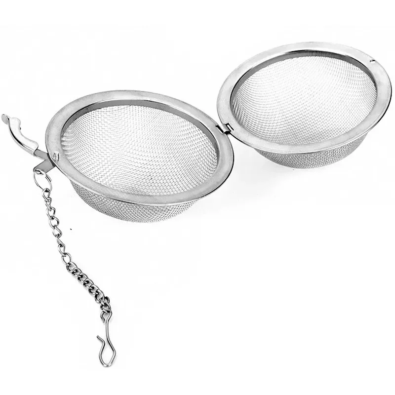 

New in Stainless Steel Tea Ball Strainer Tea Infuser Sphere Locking Spice Mesh Infuser Tea Filter Strainers Kitchen Tools Theeze