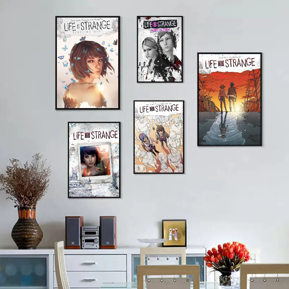 Life Is Strange Anime Posters Sticky Whitepaper Sticker DIY Room Bar Cafe Kawaii Decor