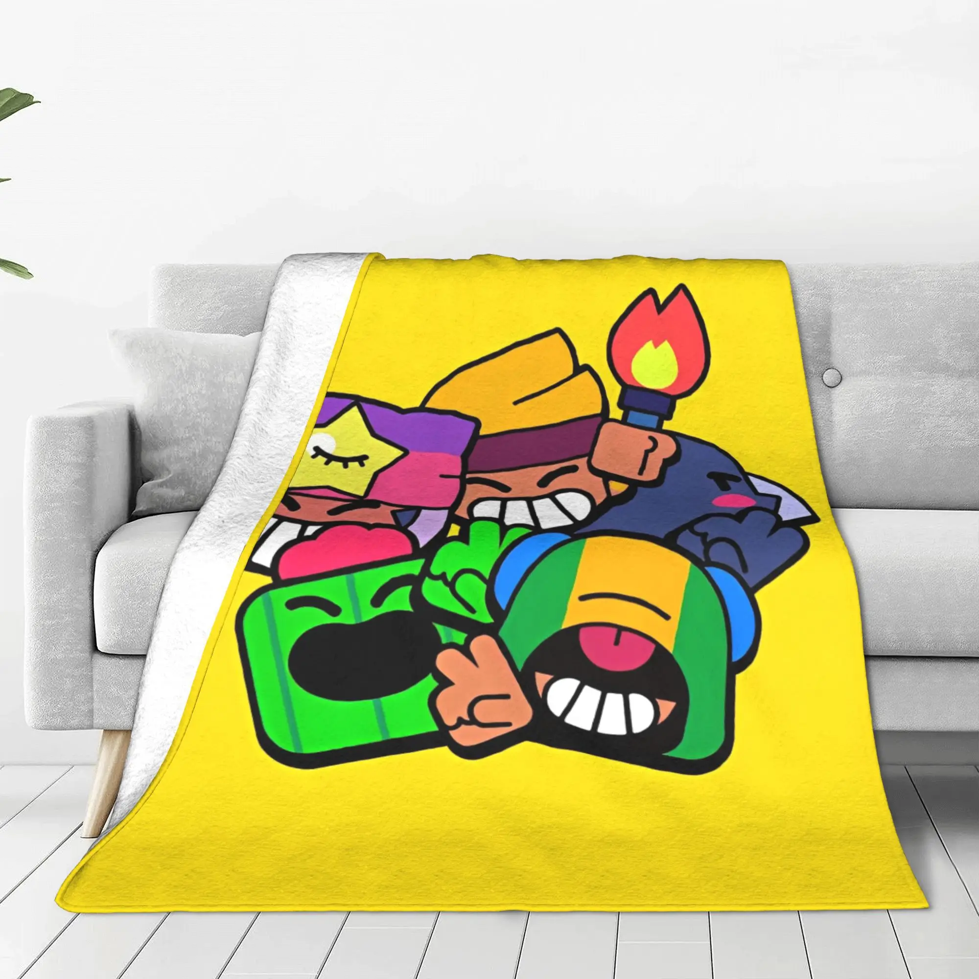 Одеяло Brawll Emz Spike Squeak игровое фланелевое одеяло с героями мультфильмов украшение