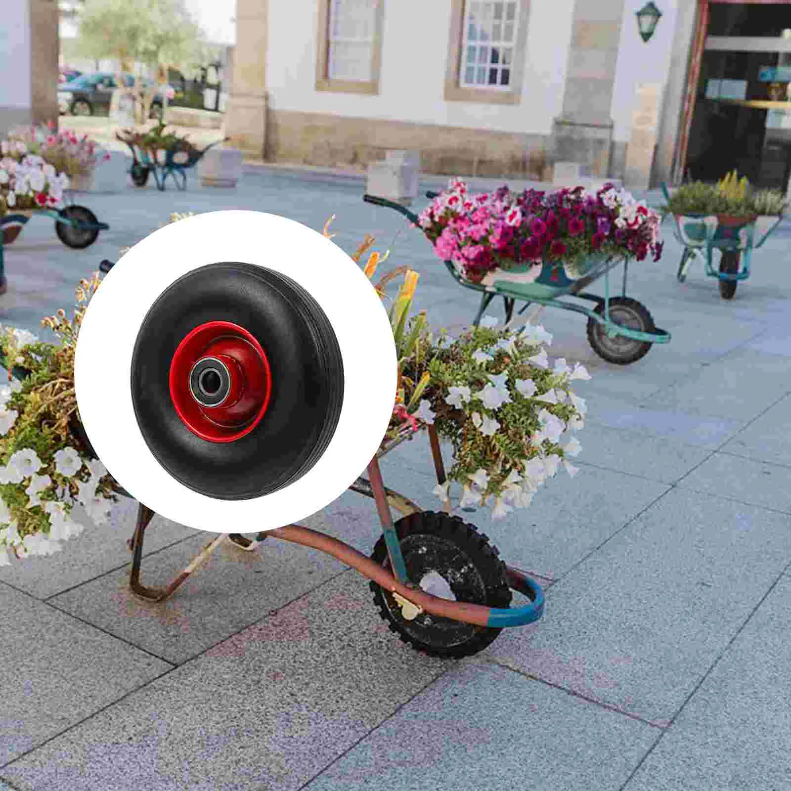 Шина для тележки тачка немая шина детская тележка замена резинового садового