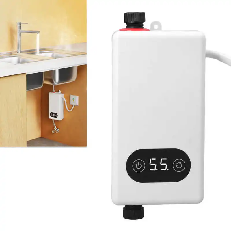 

Instant Electric Water Heater Memory Function Frequency Conversion Constant Temperature Water Heating Machine 220V 4500W