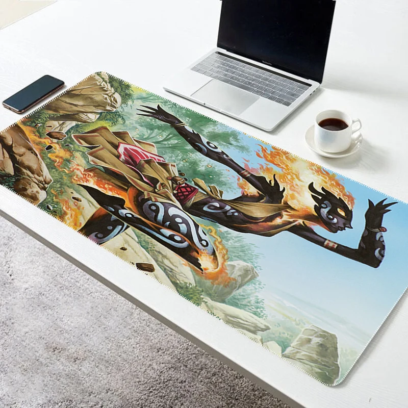 

M-Magic the Gathering Mouse pad Gamer Anime Mouse Pad Gaming Pc Accessories Rubber Mat Deskmat Mausepad Mat Keyboard Cabinet Xxl