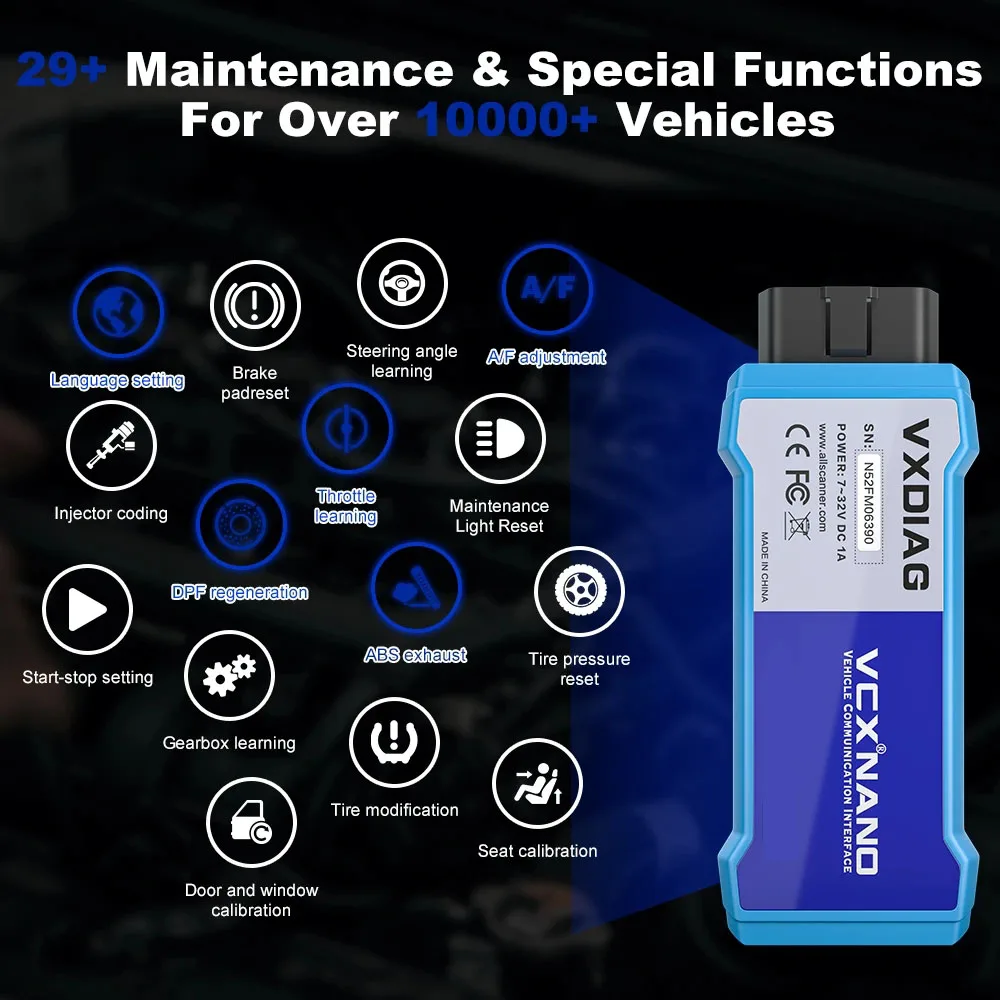 VXDIAG NANO NX600 для GM автомобильный диагностический инструмент ECU программирование