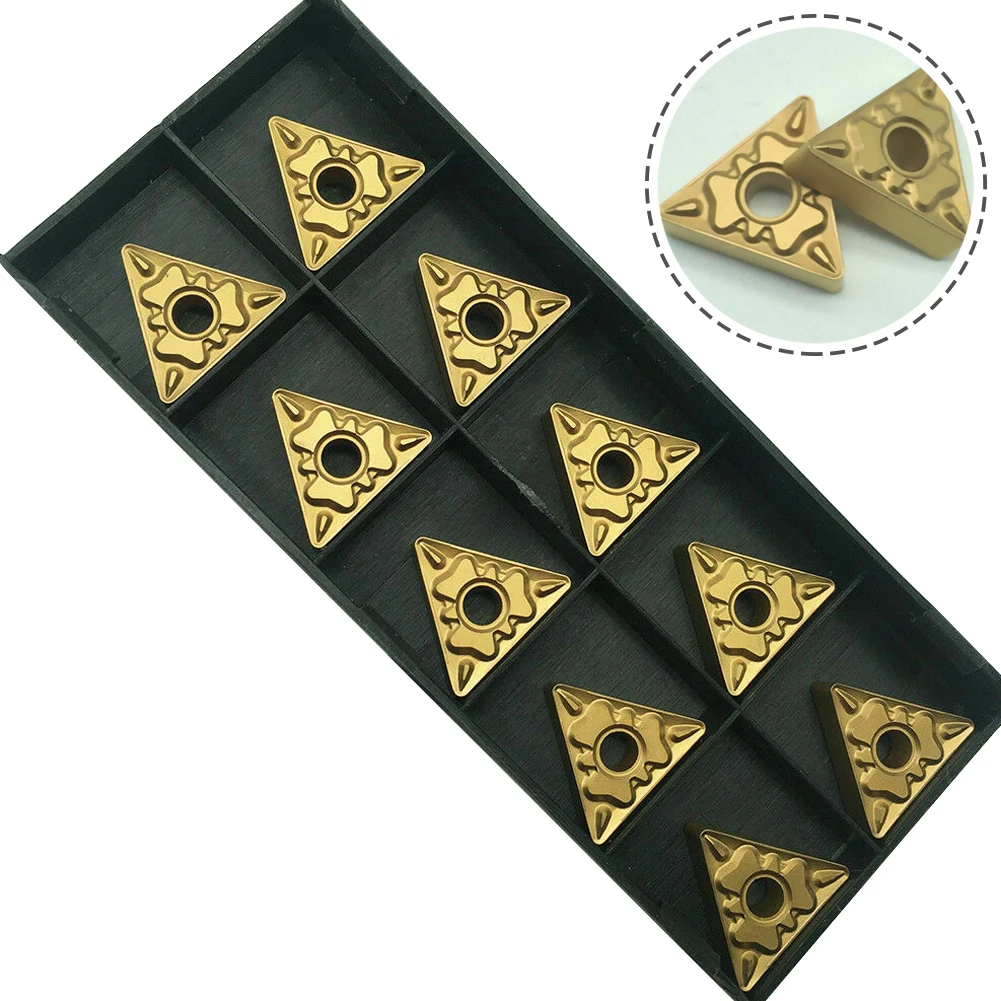 

10 Pcs TNMG160408-HQ LF9011 TNMG332 CNC Turning Carbide Inserts For Steel Workshop Woodworking Accessories