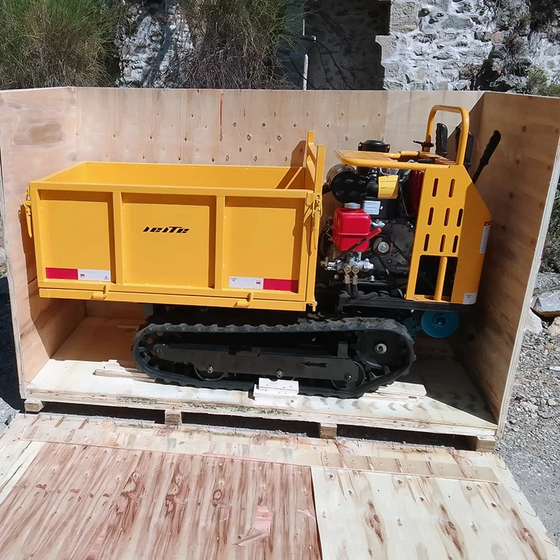 Маленький самосвал гусеничный высокое качество дешевый мини-самосвал 800 кг 4x4