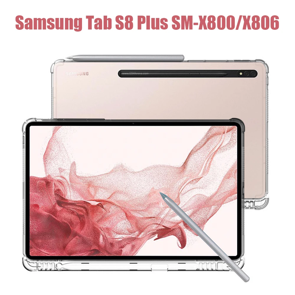 

Чехол для планшета для Samsung Galaxy Tab S8 2022 11,0 дюйма SM-X700 X706, силиконовый чехол из ТПУ с подушкой безопасности для S7, 11 дюймов, 2020 Φ/T875