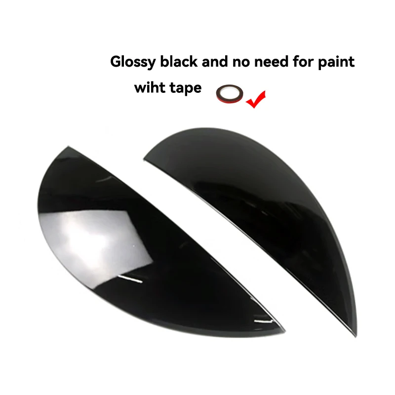 

2 шт. глянцевые черные автомобильные фары для бровей, передняя лампа Angry Eyelids для MINI F54 CLUBMAN F57 CABRIO F55 COOPER F56