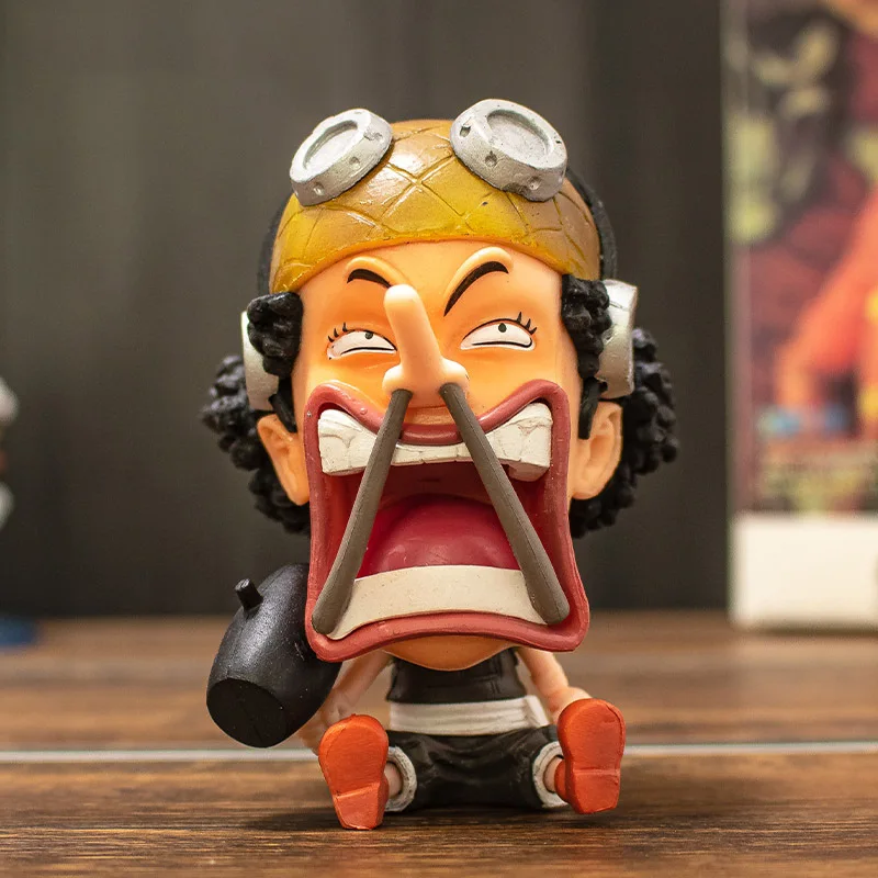 

One Piece Anima Figures 9cm PVC Model GK Luffy Zoro Sanji Nami FRANKY Hancock Usopp Robin Doll Decoration Room Toys for Kids
