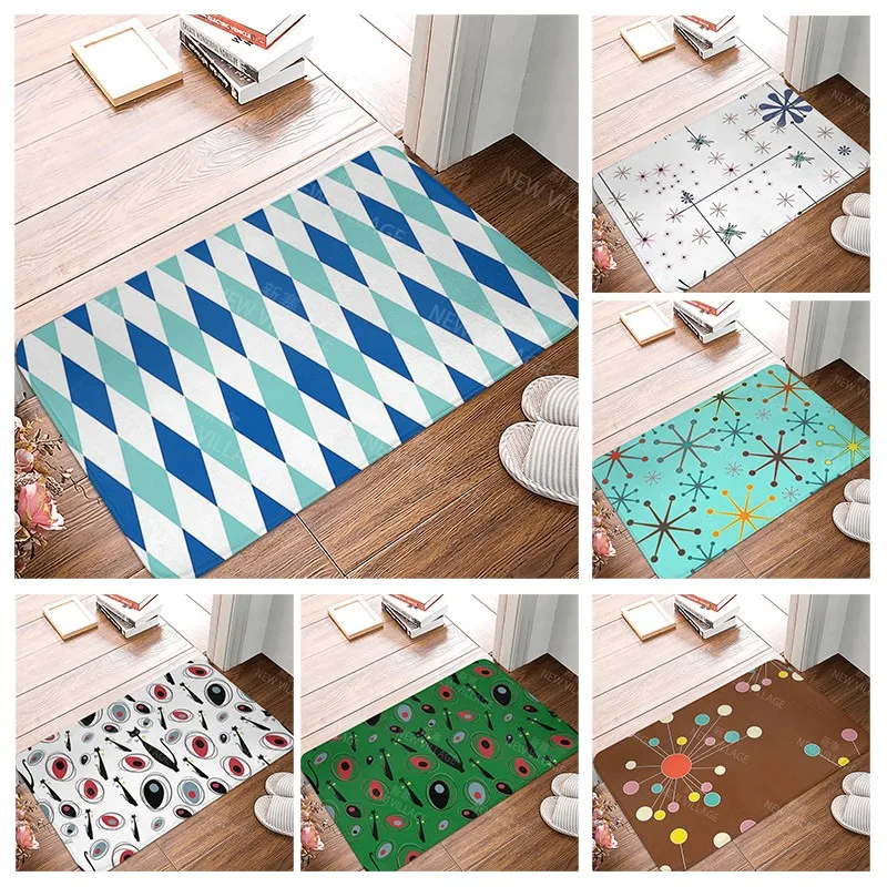 

Anti-slip Bath Mat Bathroom Small Rug Shower Mat Home Decor Door Mat Kitchen Mat Bedroom Entrance Room Mats Floor Carpet vintage