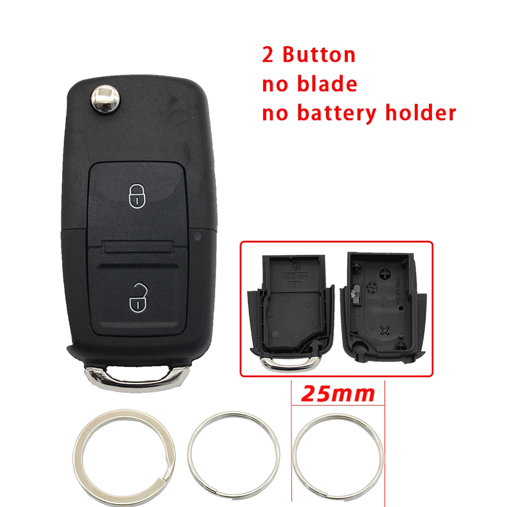 

Cocolockey 2/3/4 кнопочный пульт дистанционного управления складной ключ корпус для Vw Golf Jetta Passat Bora Sharan Touran для Seat Leon автомобильные аксессуары