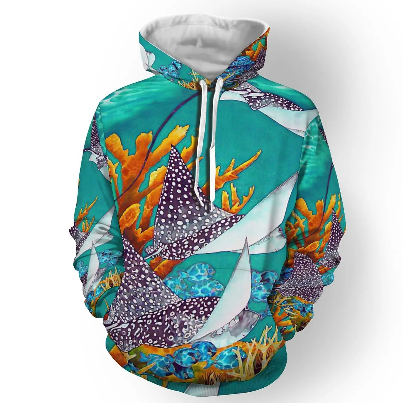 

2022 New Spring and autumn women's sweater 3D ocean world printing series creative leisure fashion women's 3D sweater series