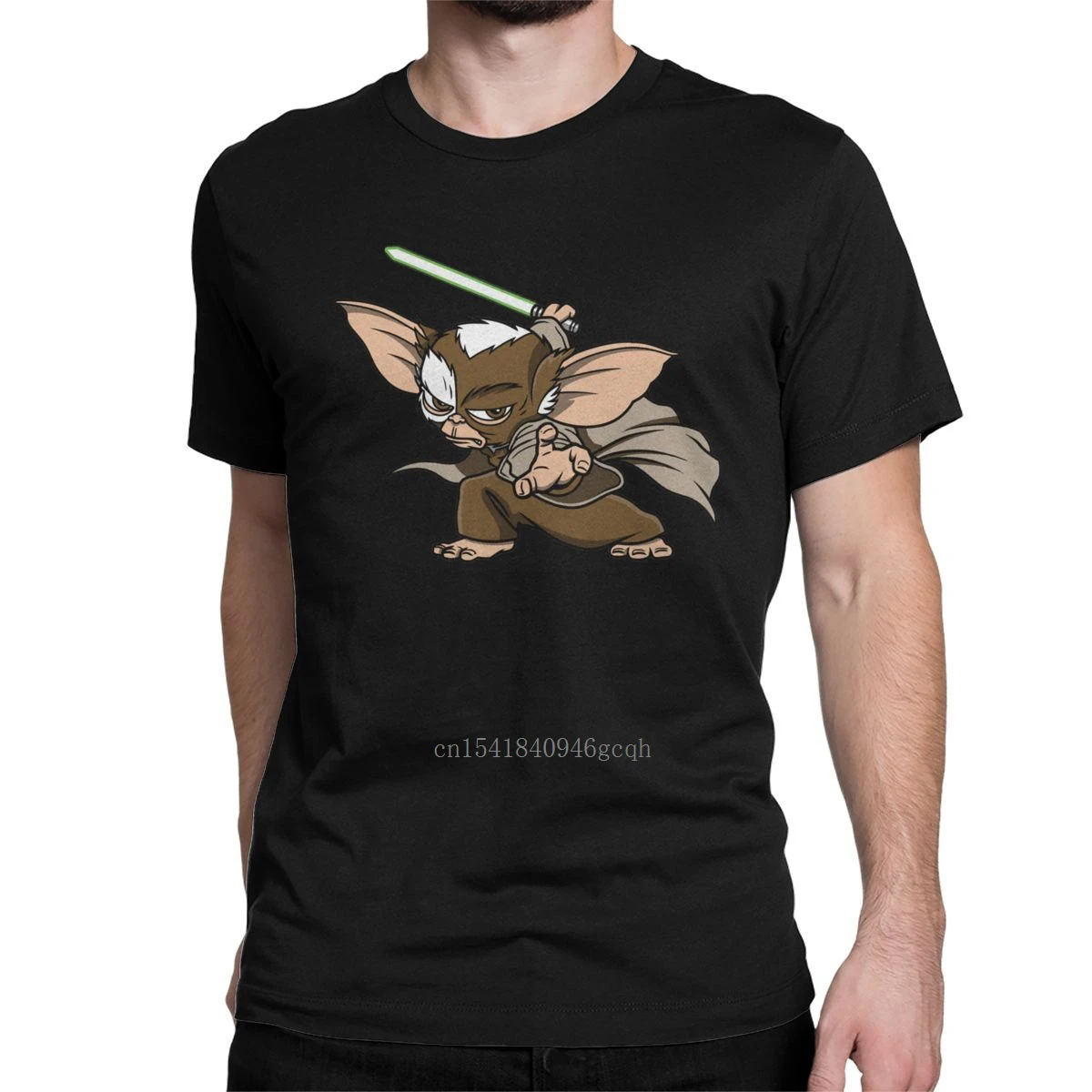 

Men Master Mogwai Gremlins T Shirt 1984 Movies 100% Cotton Tops Awesome Short Sleeve Round Neck Tee Shirt Printing T-Shirt