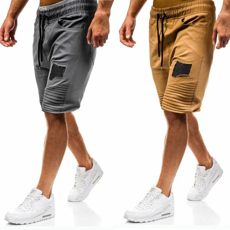 Spring Beach Mens Cargo Shorts Cotton Summer Casual Denim Straight Combat Half Pants Male Shortpants trousers