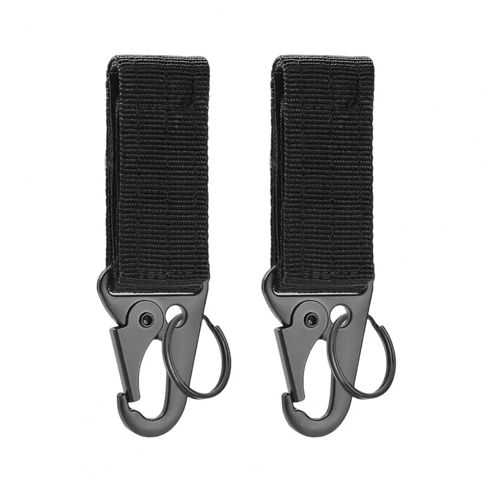 

2Pcs Key Hook MOLLE Webbing Buckle Hanging System Belt Buckle Triangle Webbing Hawkbill Belt Buckles camping equipment 캠핑용품