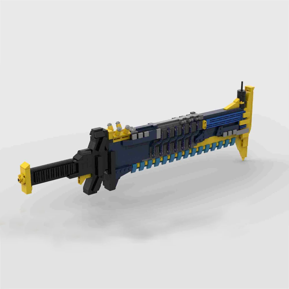 Конструктор MOC для стрельбы от первого лица модель оружия Элитный меч с