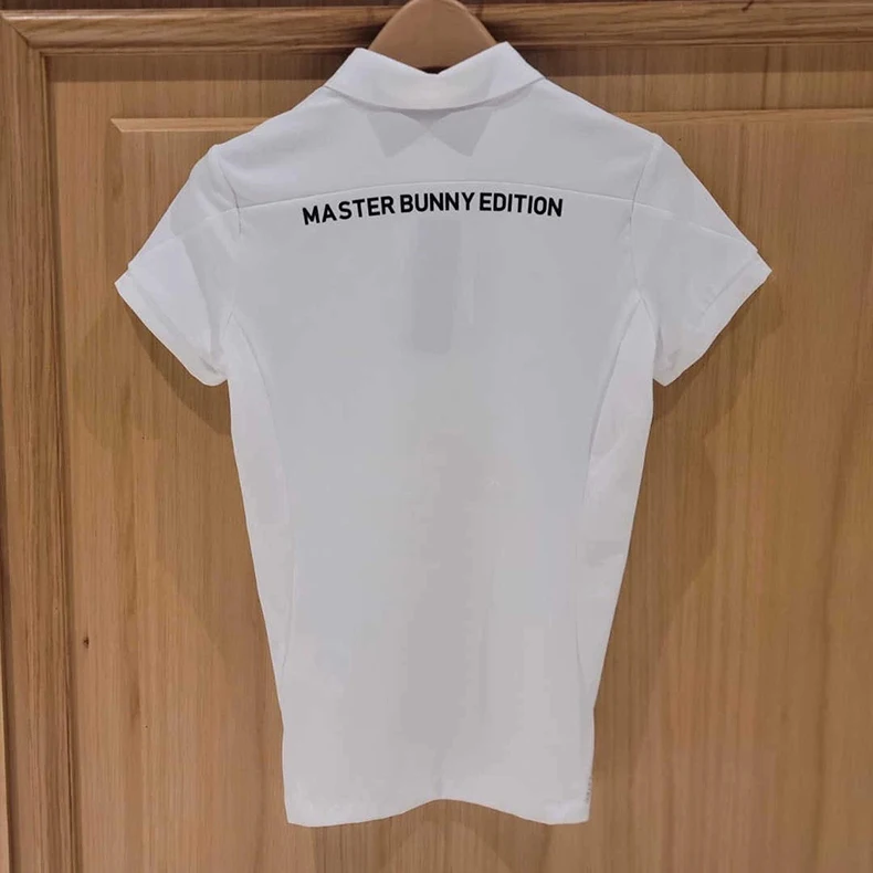 2023 Master Bunny Golf Women's Spring/Summer Polo Neck Short Sleeve Slim Fit Sports Leisure Golf T-shirt Sports Fashion Top