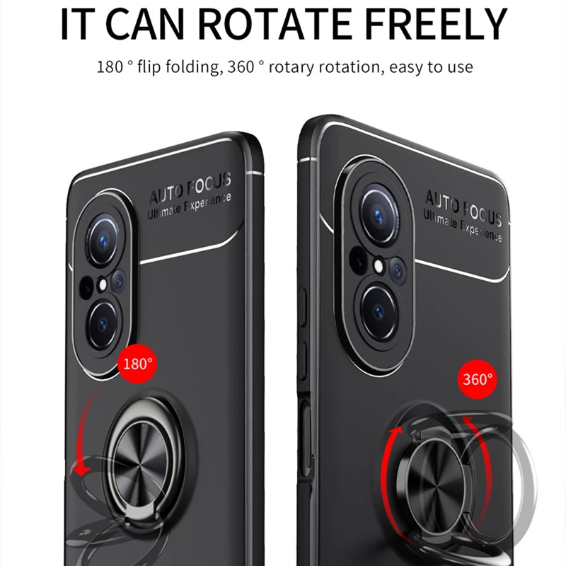 For Huawei Nova 9 SE Case Cover For Huawei Nova 9 SE Capas TPU Shockproof Ring Magnetic Holder For Cover Huawei Nova 9 SE Fundas