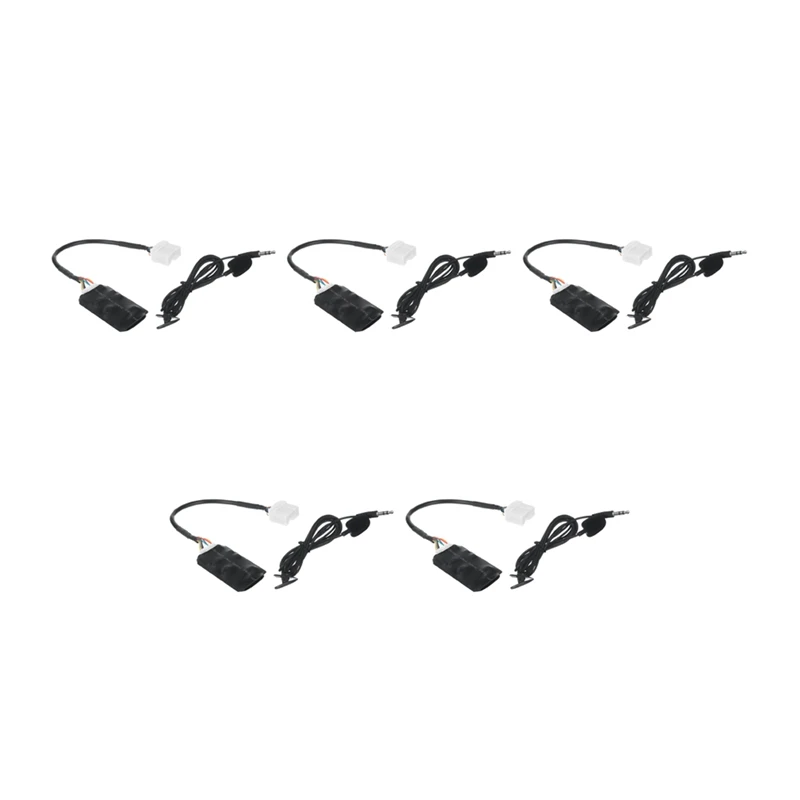 5X автомобильный радиоприемник аудио адаптер Bluetooth Aux кабель микрофон гарнитура