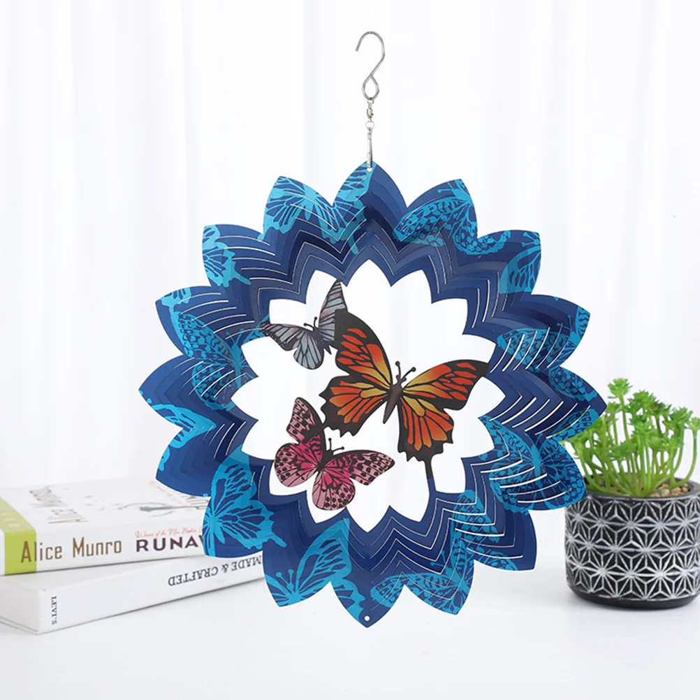 

Butterfly Metal Wind Spinners - Butterfly Gifts for Women Mom Grandma Wife, Hanging Wind Spinner for Home Decorations